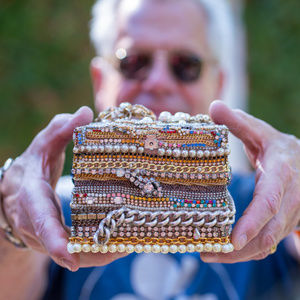 GOLD LEAFAND VINTAGE COSTUME JEWELERY  CIGAR BOXES